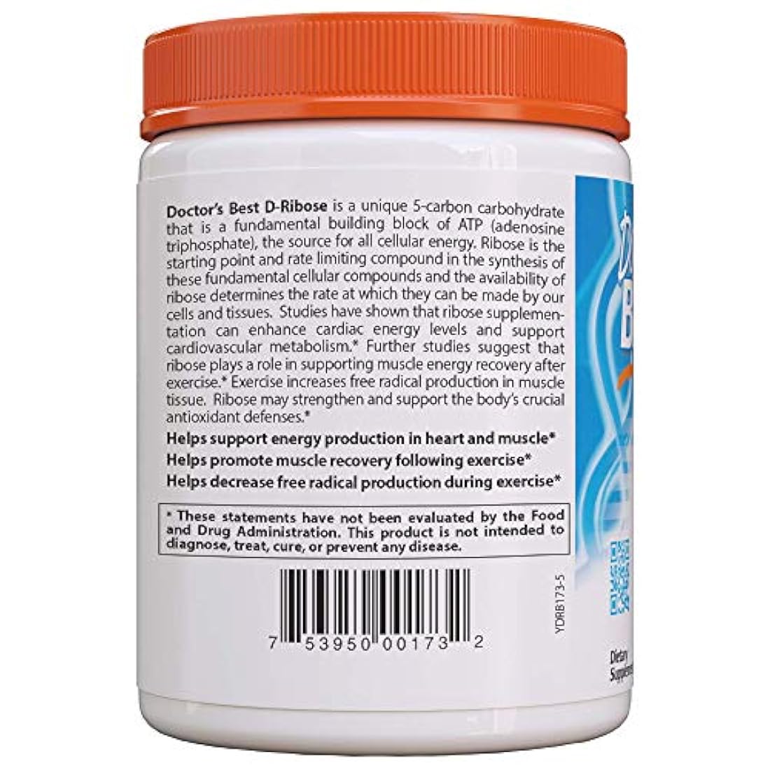 El mejor D-Ribose de Doctor's con cinta bioenergética