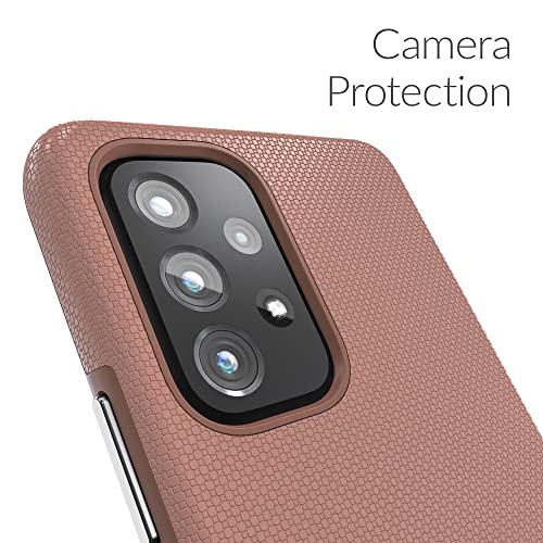 Crave Dual Guard para Samsung Galaxy A53, funda de doble capa de protección a prueba de golpes para Samsung Galaxy A53 5G, color rubor