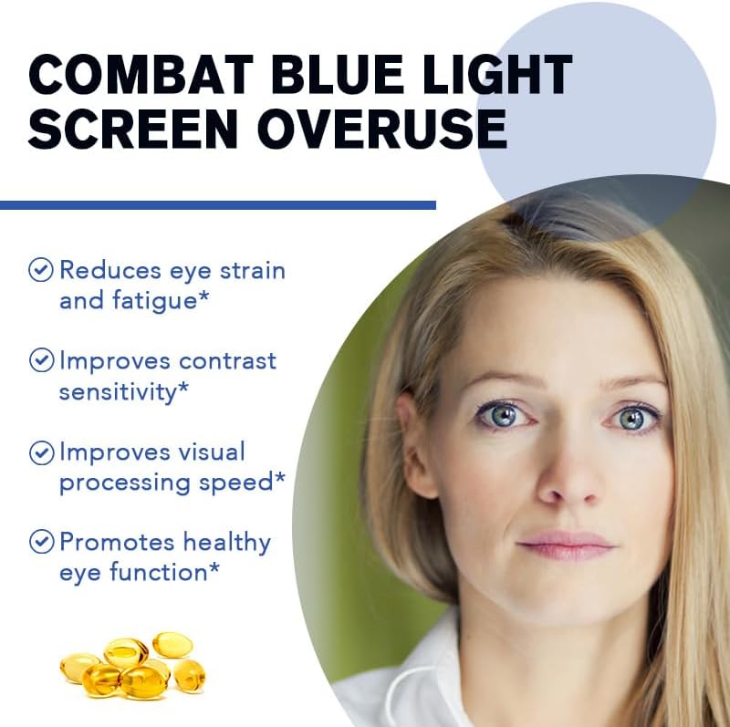 Suplemento total de complejo ocular con luteína +zeaxantina