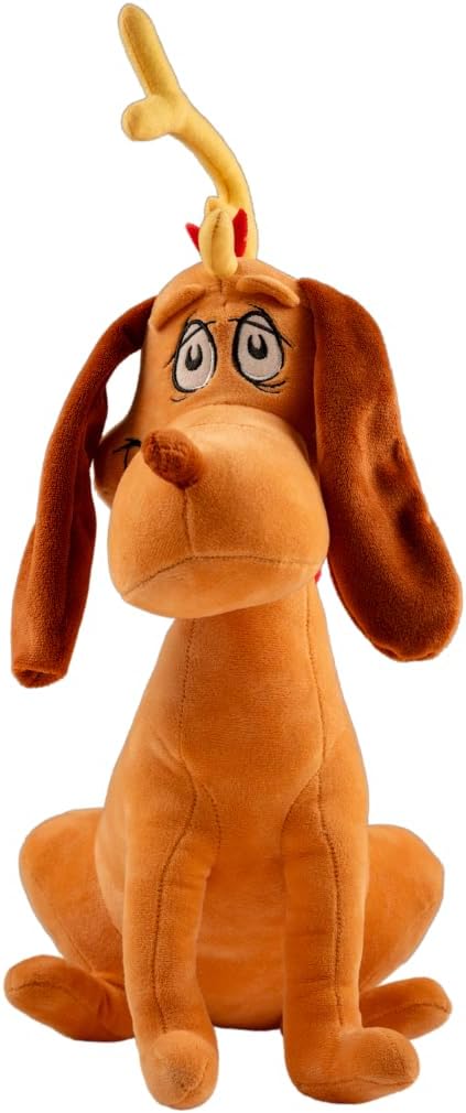 Almohada Cuddle Max Perro Dr. Seuss Suave Navidad Oficial