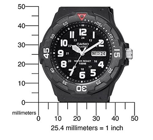 Reloj de buceo de resina negra para hombre