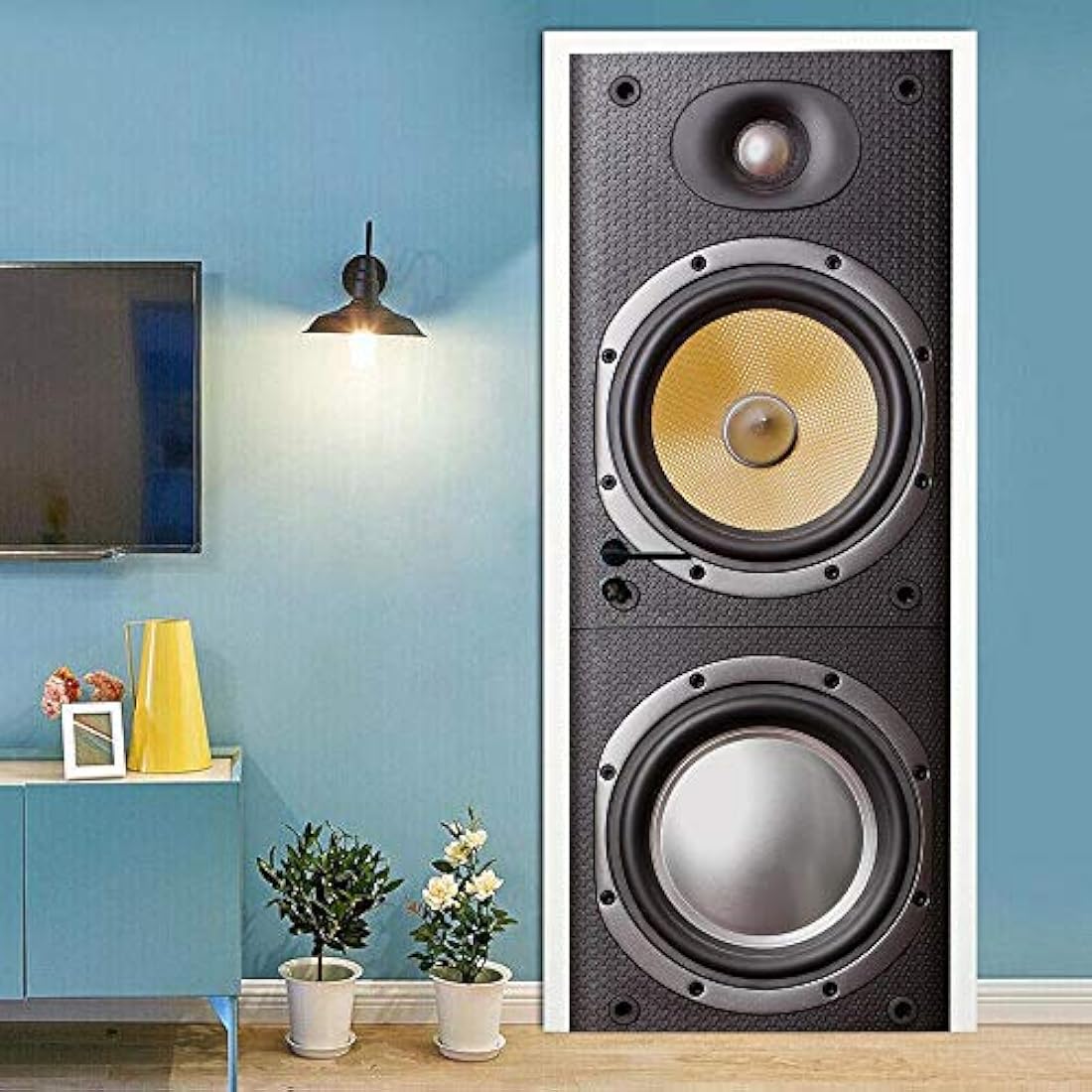 Pegatinas decorativas autoadhesivas para puerta(30.3 x 78.7)