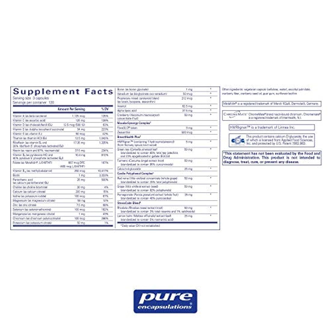 Pure Encapsulations - Nutrientes para mujer