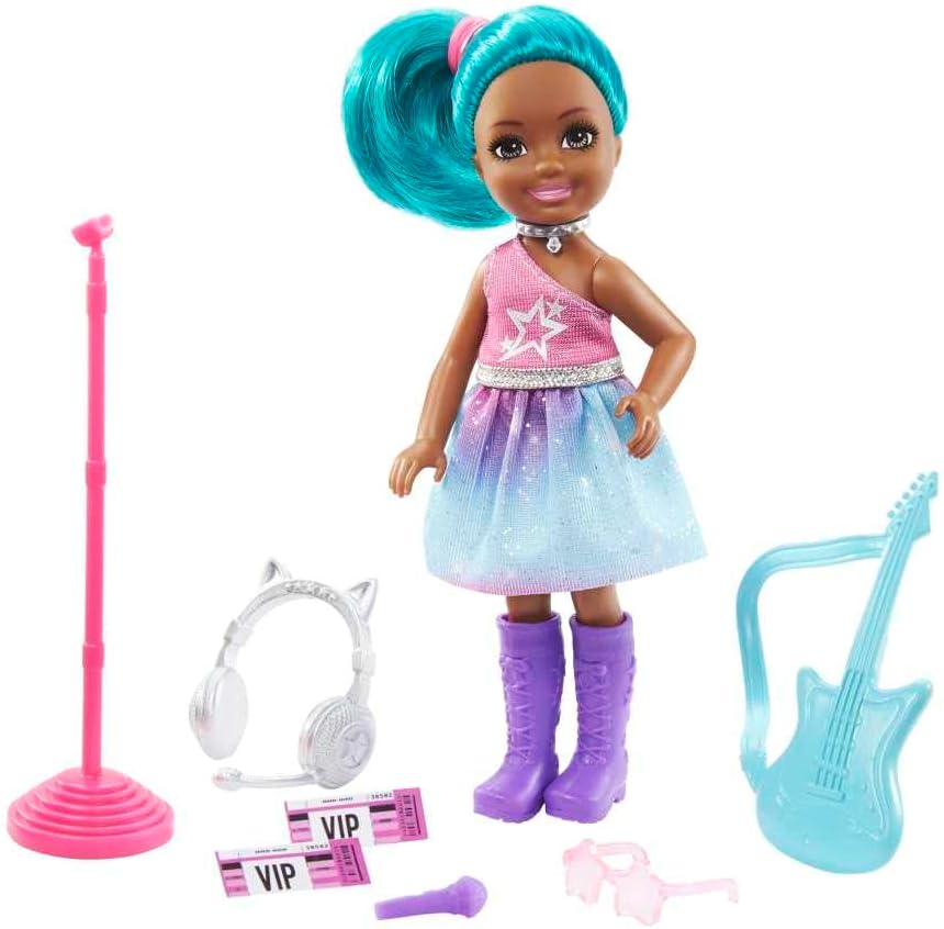 Barbie Chelsea Can Be Playset con Chelsea Rockstar, 6 pulgadas