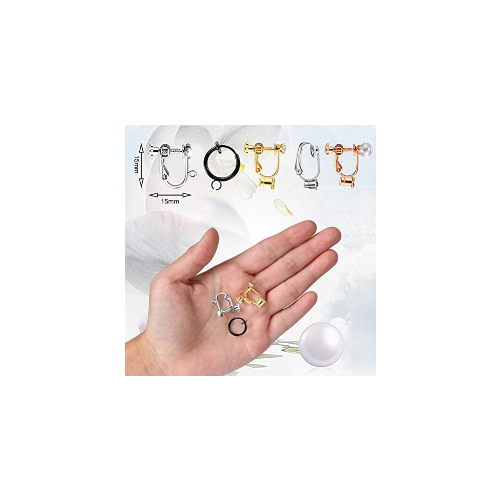Aretes convertidores de pendientes con clip para mujeres