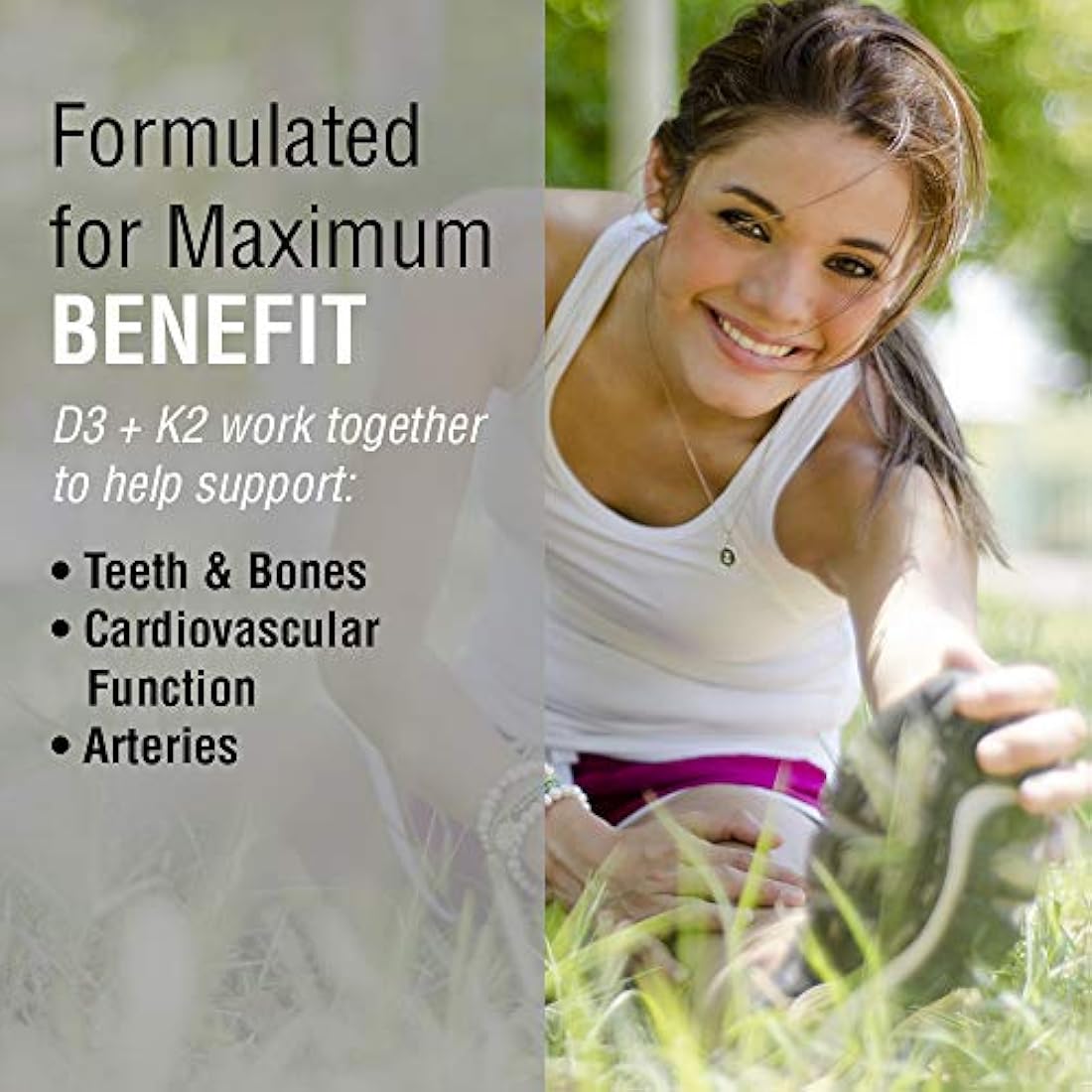 Vitaminas D y K para la absorción de calcio