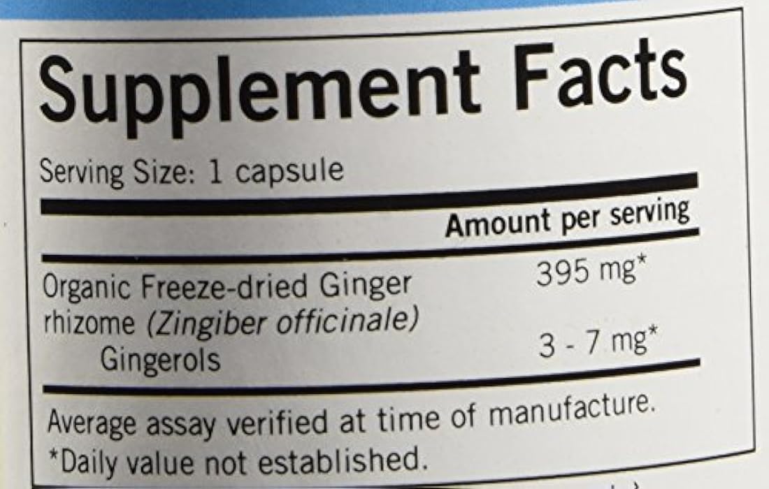 Eclectic Institute Ginger 395 mg 90 Tapas vegetales sin OMG