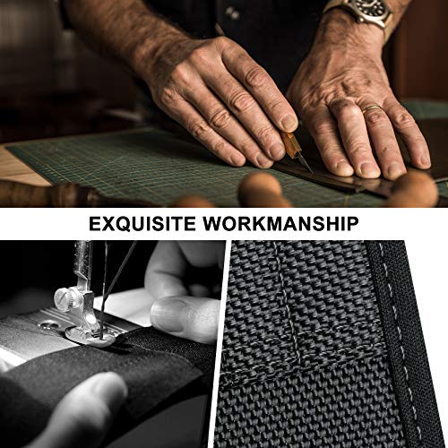 ykooe Funda de nailon para teléfono celular con clip para cinturón compatible con iPhone 12, 12 Pro, 11, 11 Pro, 13, 13 Pro, XR X 6 7 8 Plus Samsung Galaxy S20 S21 FE S10+ S9 A51 A01 LG Google - Grande