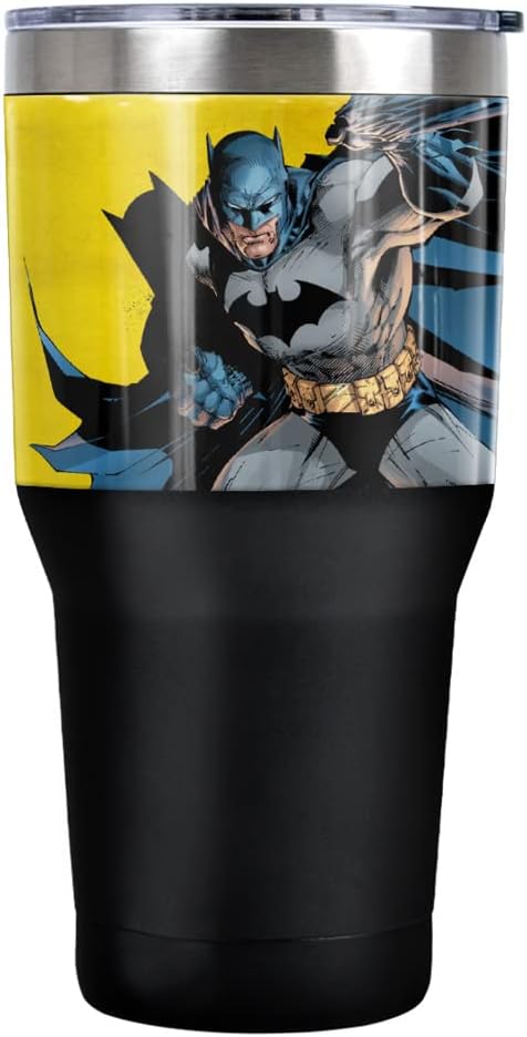Vaso Térmico LOGOVISION Batman 30 oz Acero Inoxidable con Tapa