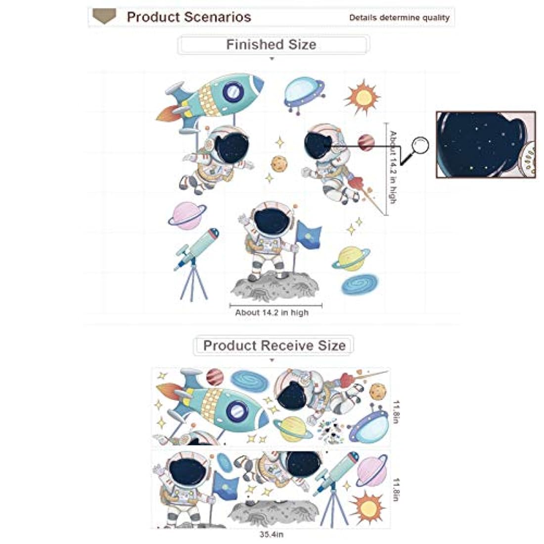 vinilo extraíble murales de pared, dibujos animados