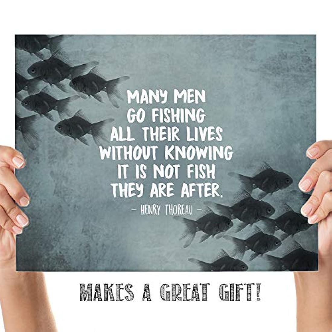 Arte inspirador de la pared impresión sin marco de 11 x 14