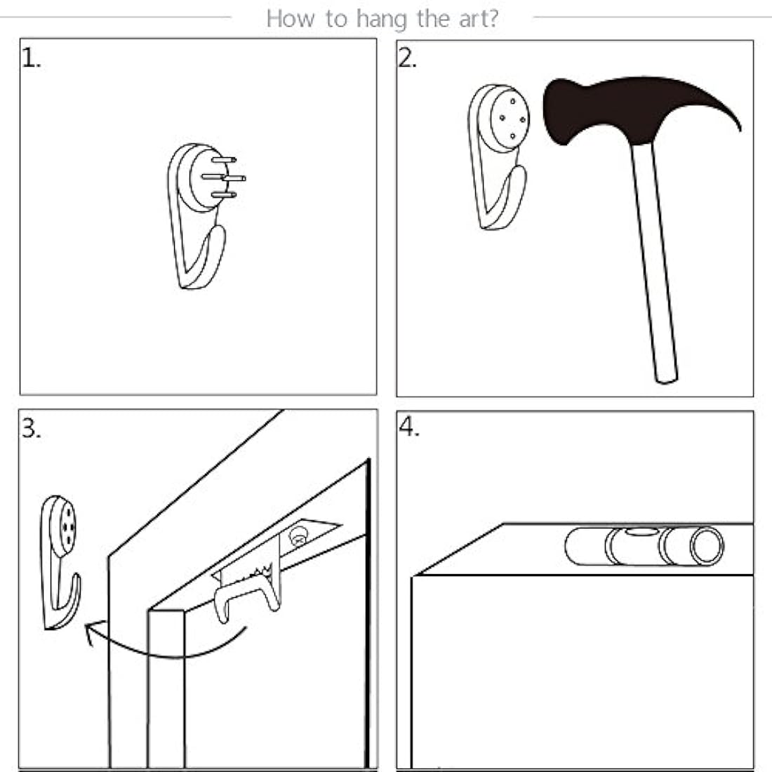 Lienzo decorativo con diseño de árbol blanco y negro