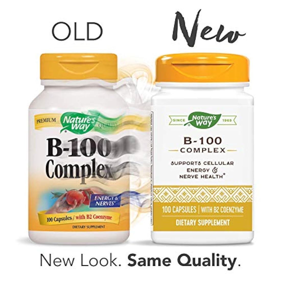 Nature's Way Vitamina B-100 Complex, 100 Cápsulas