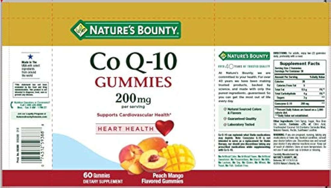 Nature's Bounty - Suplemento con sabor a mango