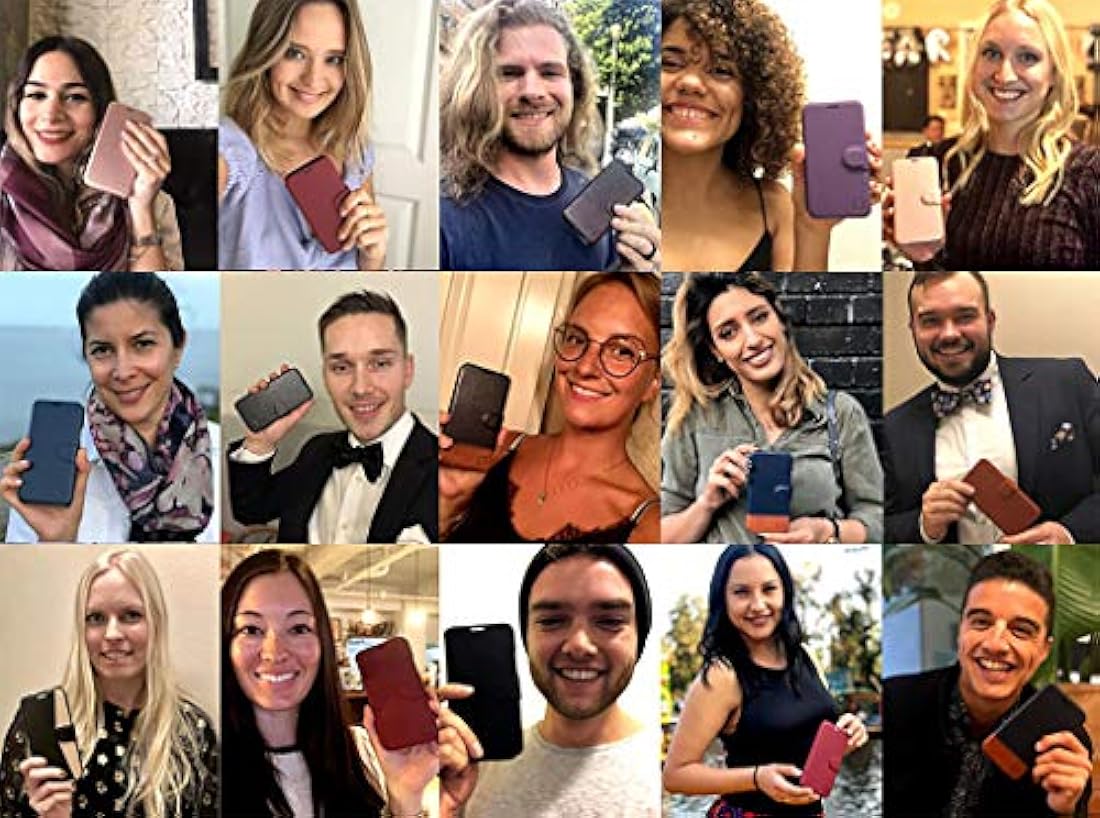 LUPA - Funda tipo cartera para iPhone 11, 11, Púrpura