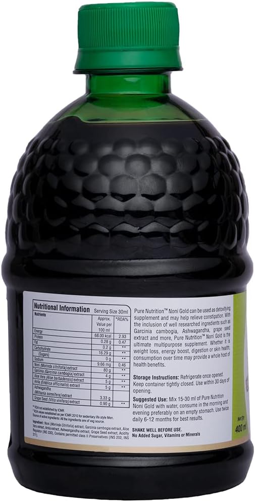 Suplemento Noni Gold Noni Concentrado de jugo con Garcinia