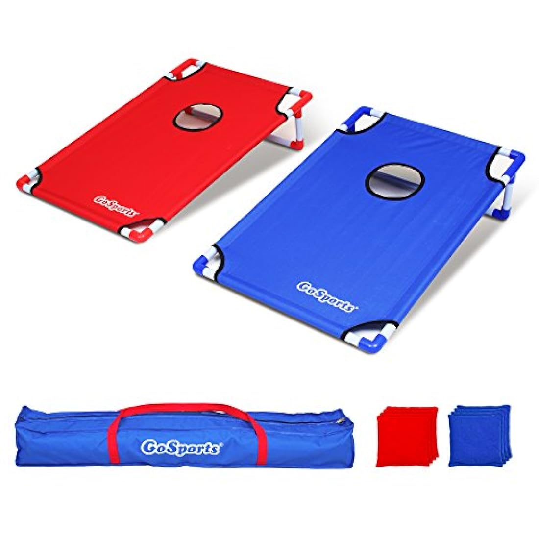 Juego para cornhole portpatil de PVC bolsas y funda