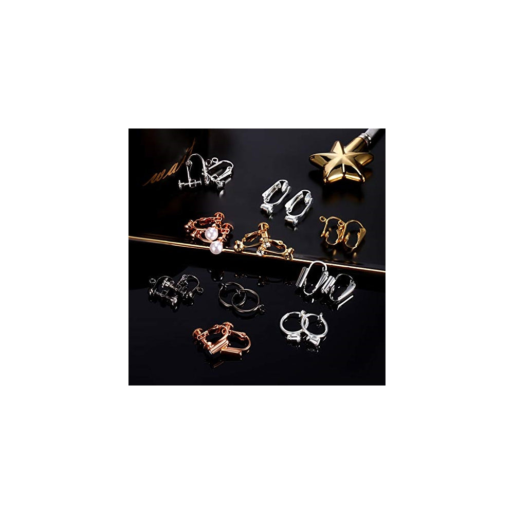 Aretes convertidores de pendientes con clip para mujeres