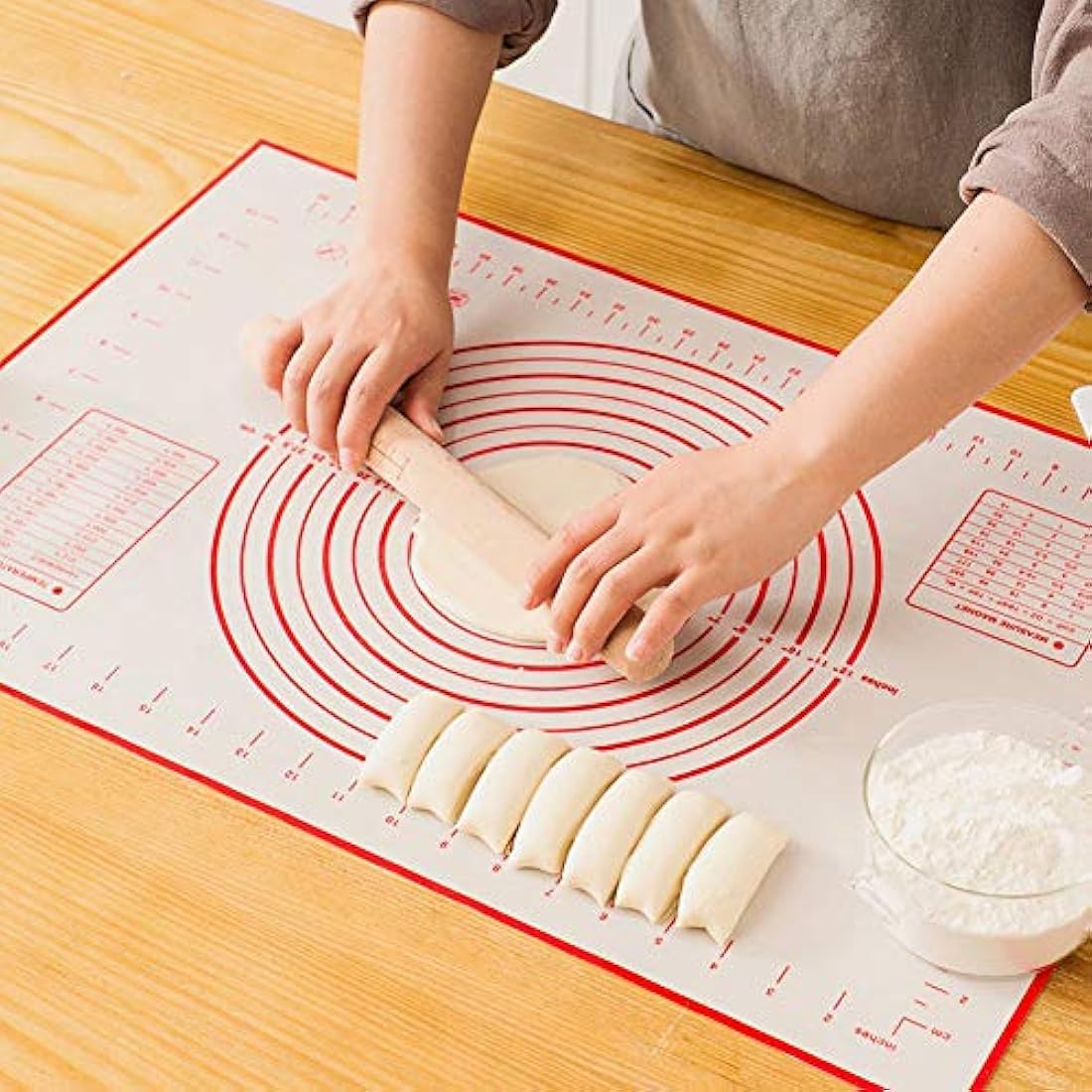 Alfombrilla de silicona antiadherente para repostería