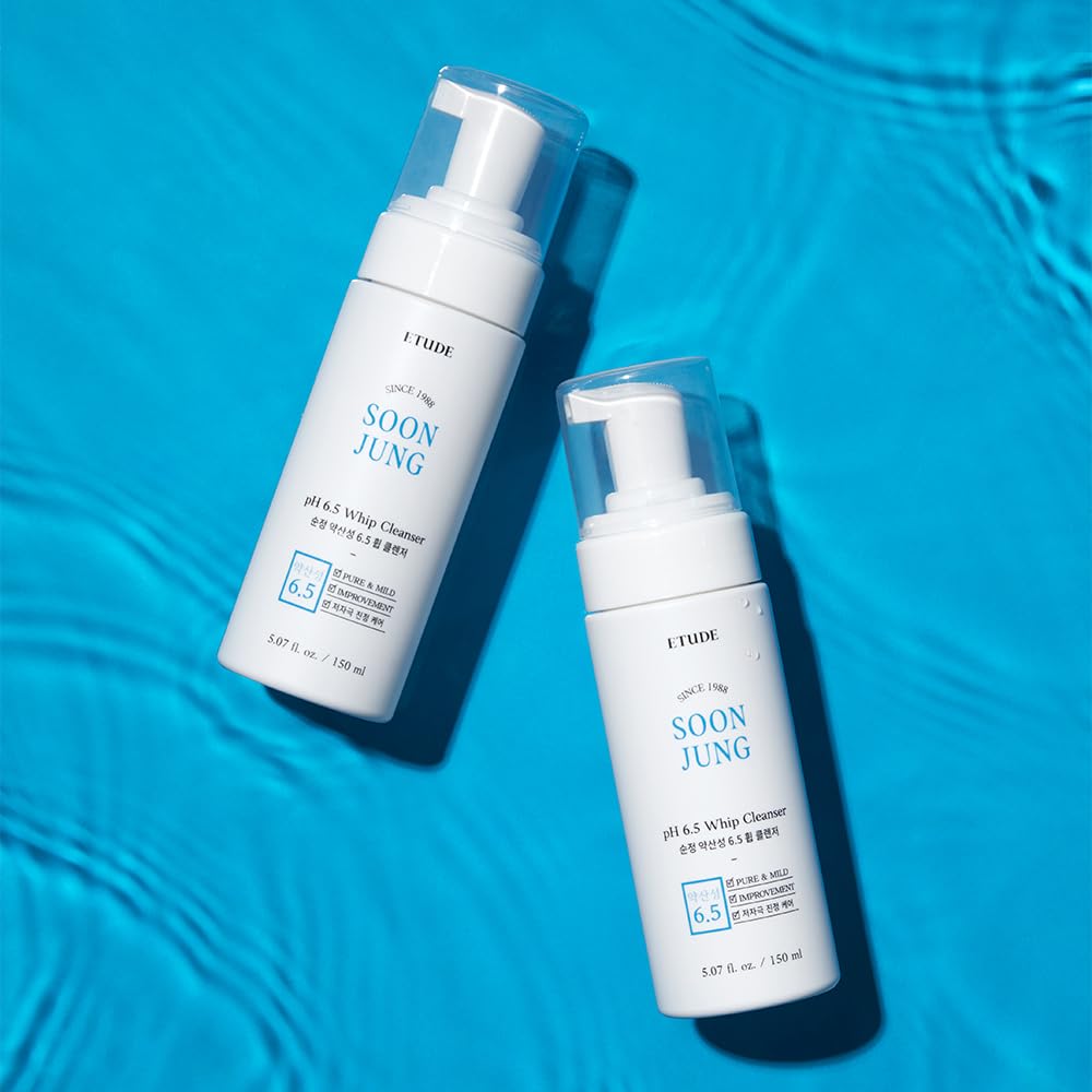 Limpiador Facial para Piel Sensible, pH Bajo, Hidratante