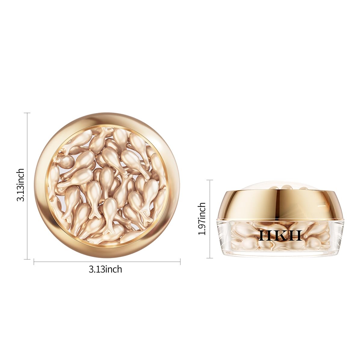 Sérum Facial con Vitamina C, Ácido Hialurónico y Retinol