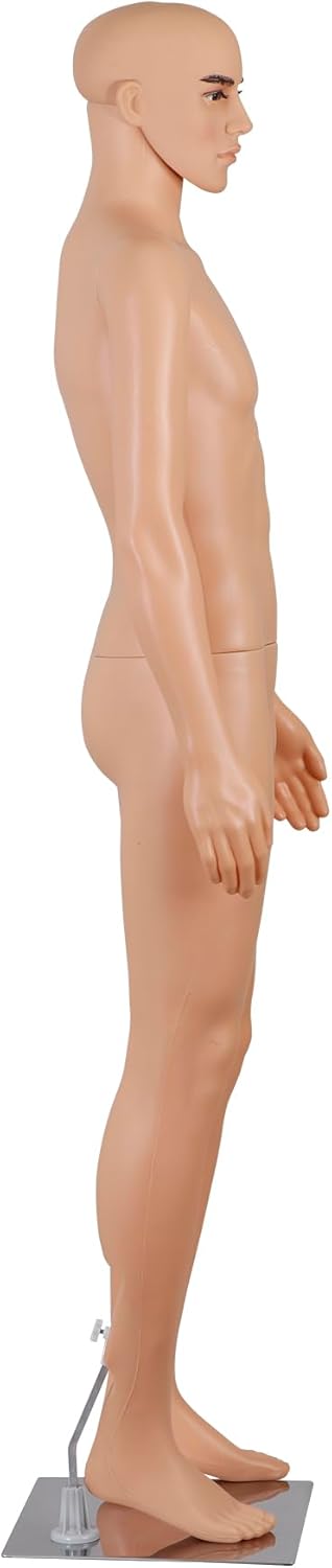 Maniquí ZENY Hombre 73 Ajustable, Rotación 360°, Detachable
