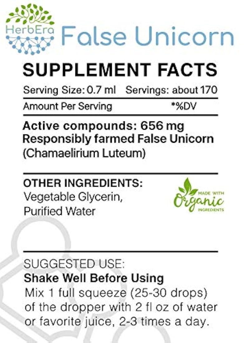 False Unicorn alcohol-free Extracto Tintura de hierbas