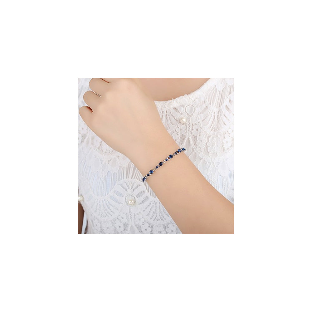 Pulseras y tobilleras de tenis para mujer de lujo