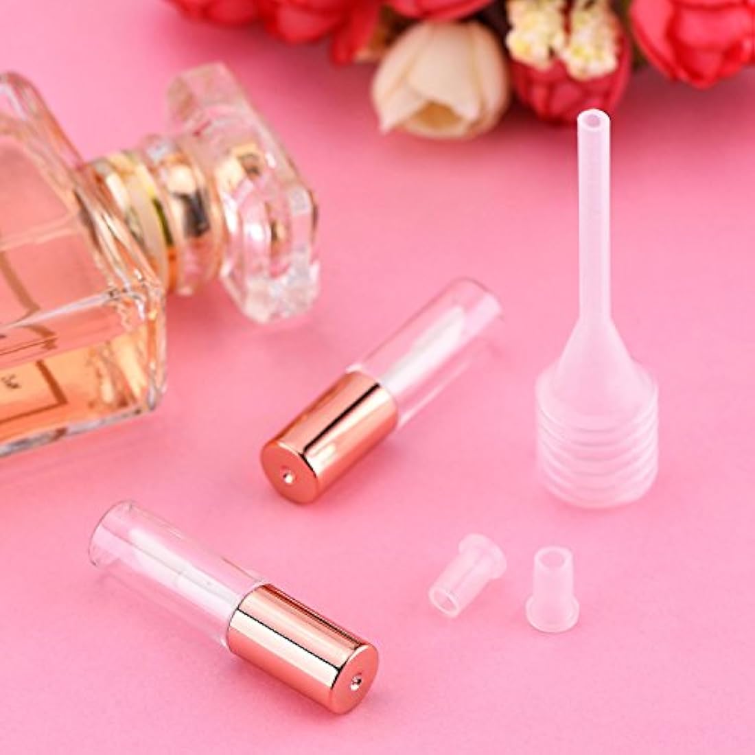 Paquete de 25 tubos de brillo de labios vacíos de 0.0