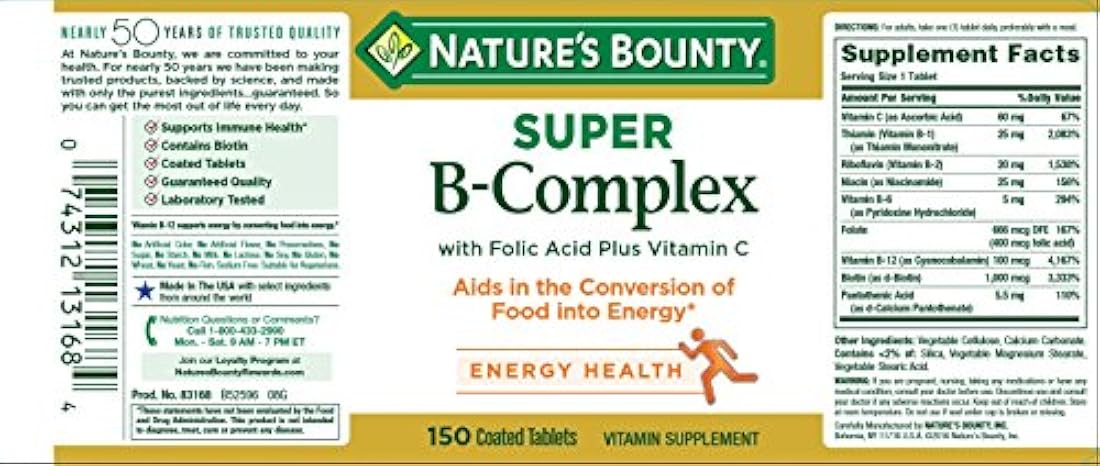 Complejo vitamínico con ácido fólico