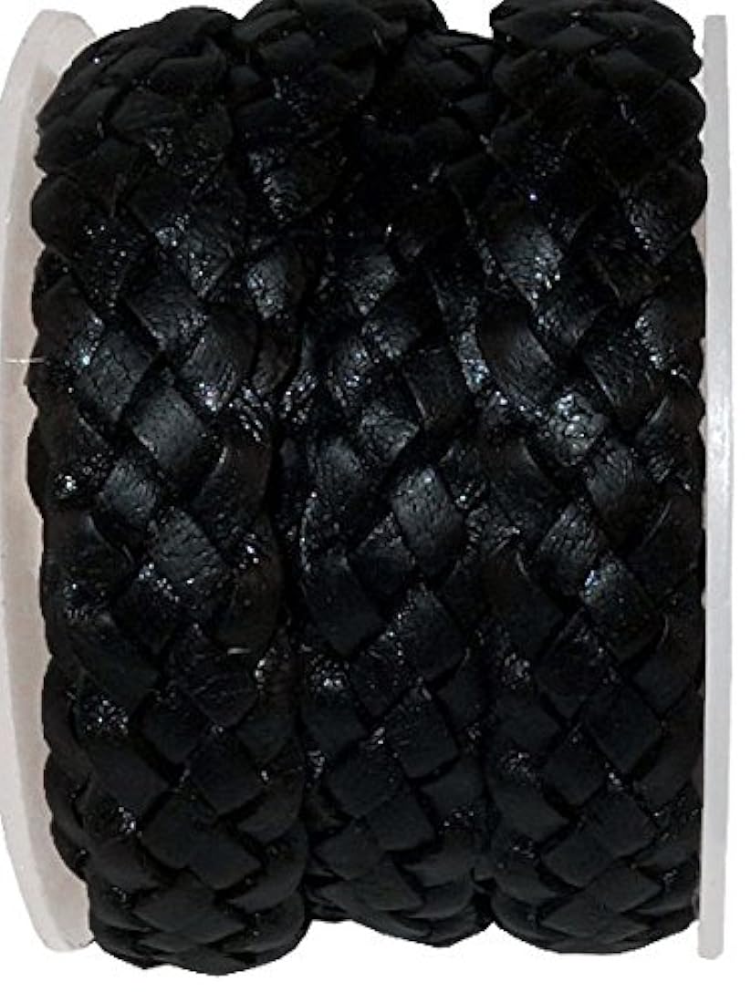 5 capas trenzada de piel auténtica Tan Color Mano Trenzada