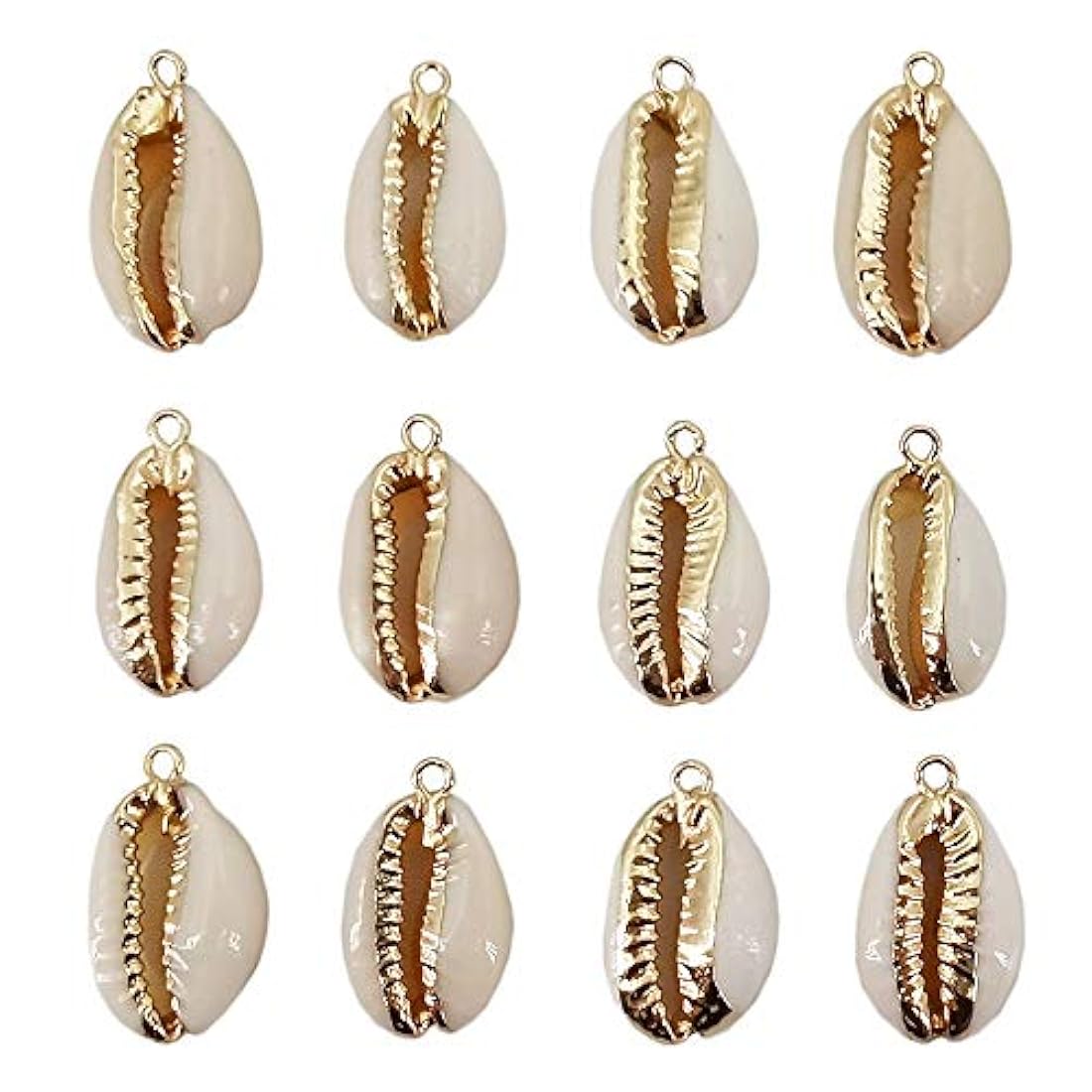 Dijes de concha natural para joyas