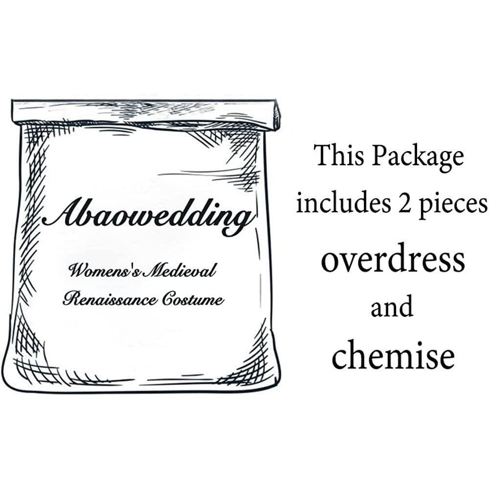 Disfraces de vestido tipo medieval rojo talla L