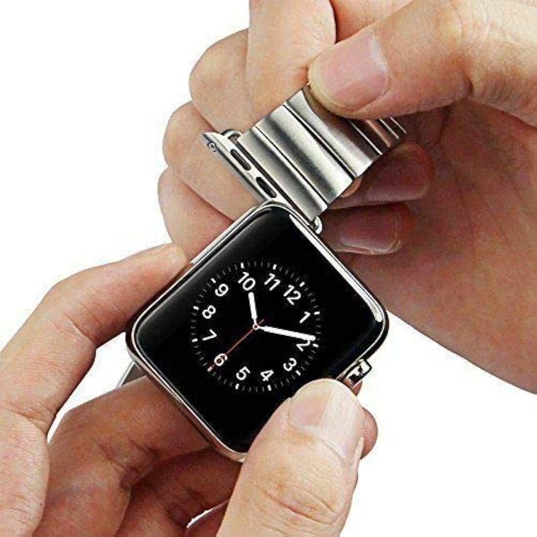 Conector de correa de reloj de acero inoxidable adaptado