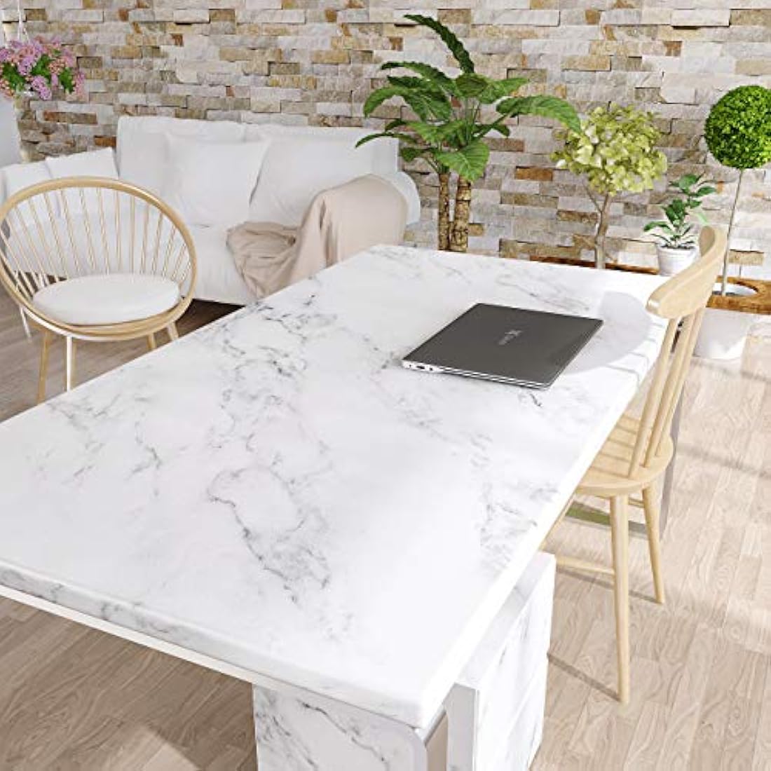 papel autoadhesivo modelo mármol gris blanco y gris