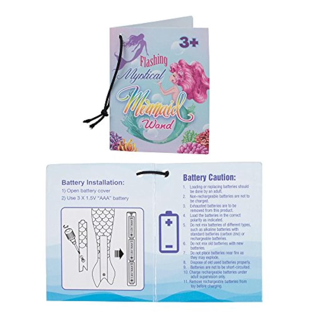 Master juguetes varita de sirena luz de flash