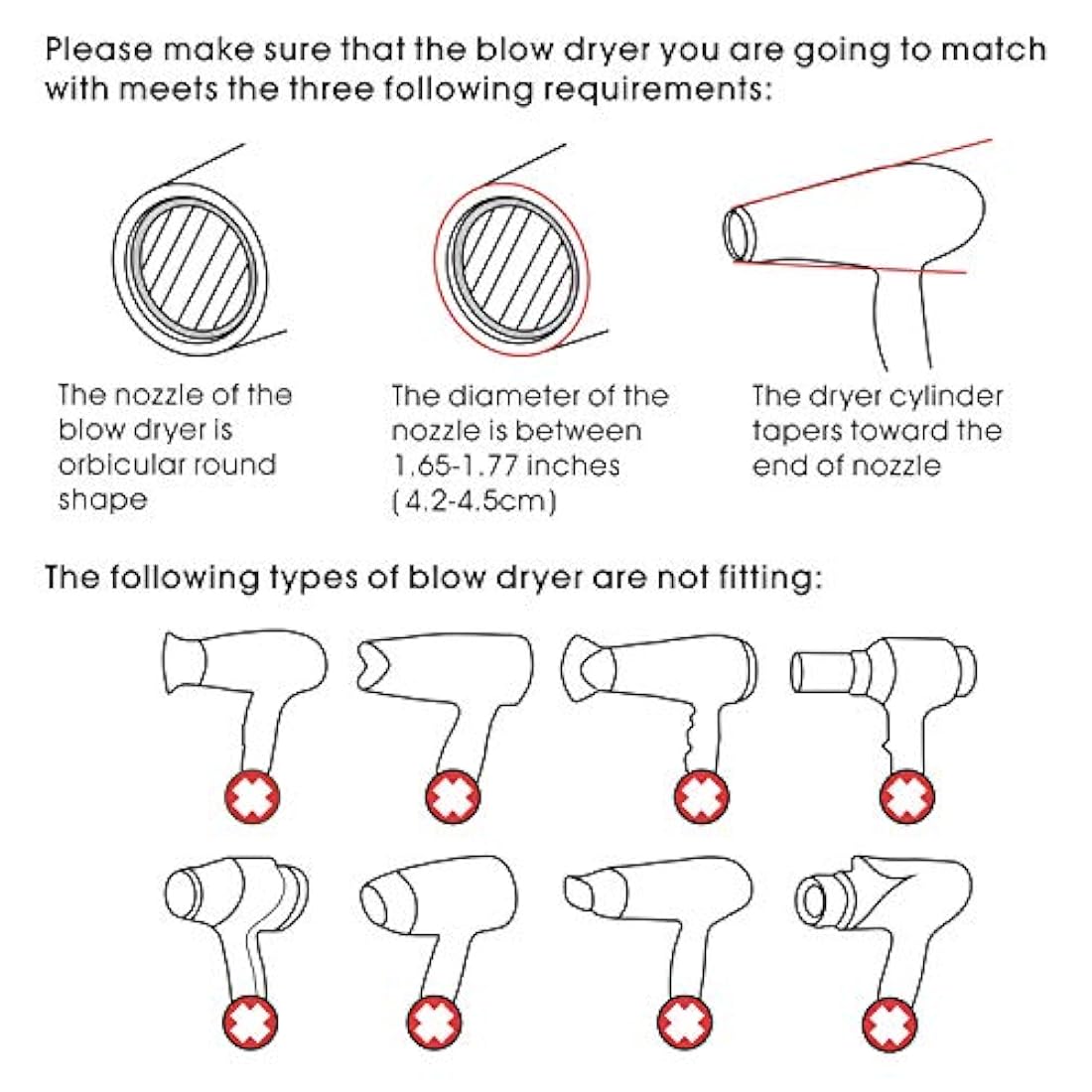 Difusor para secar el pelo, para Segbeauty,