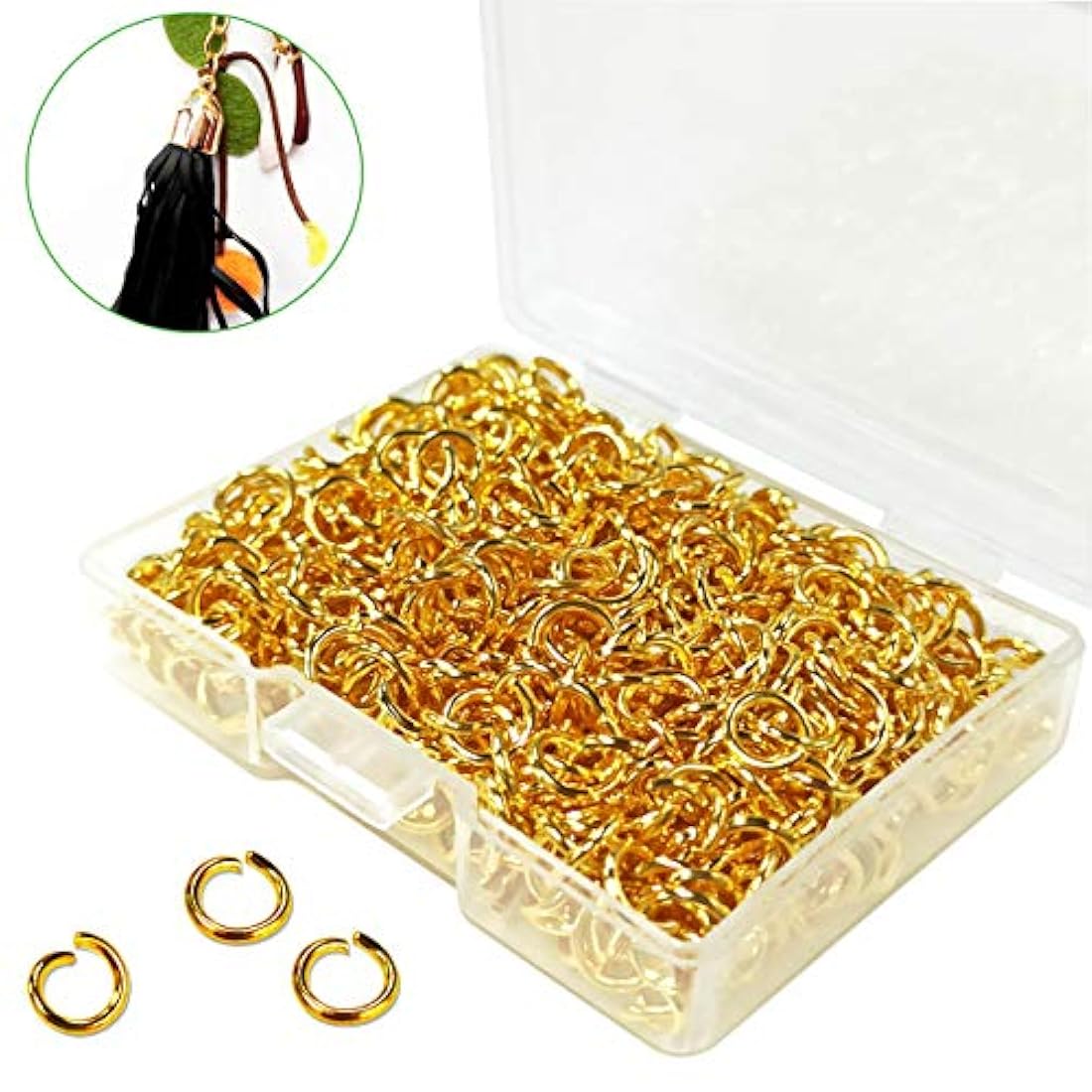 Anillos chapados en oro