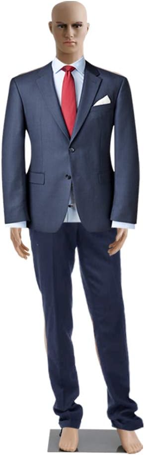 Maniquí Torso Masculino Ajustable con Base Metálica 73