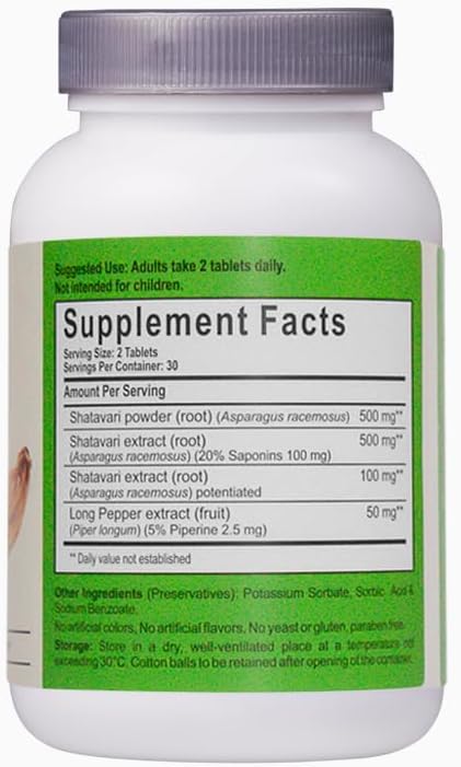 shatavari + Tablets I Supports Uterine Health and Lactation