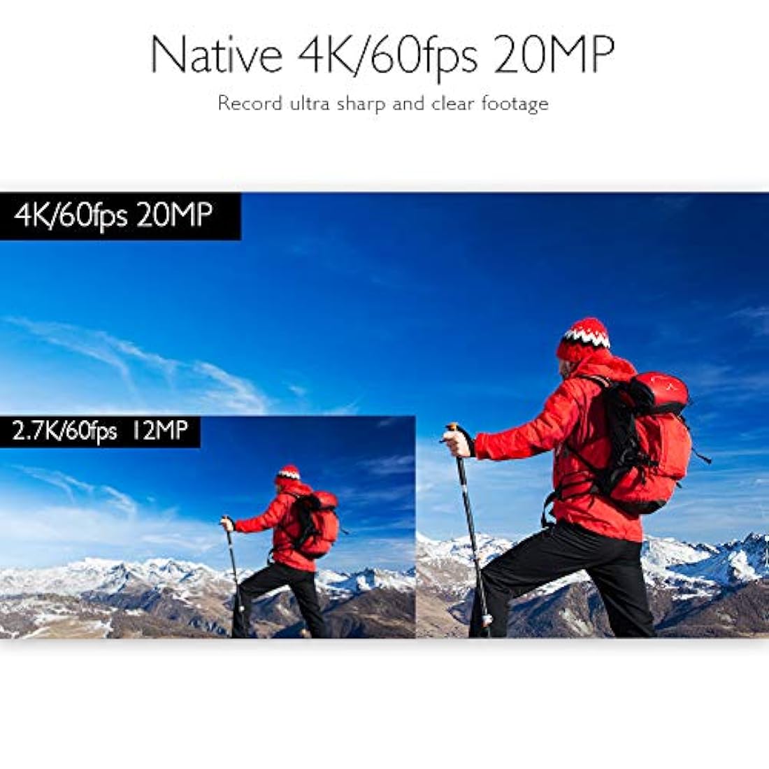 Cámara deportiva impermeable