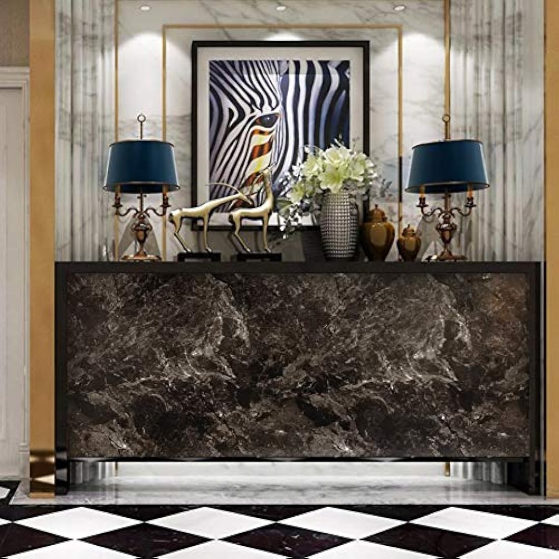 Vinilos Decorativos pintado de mármol