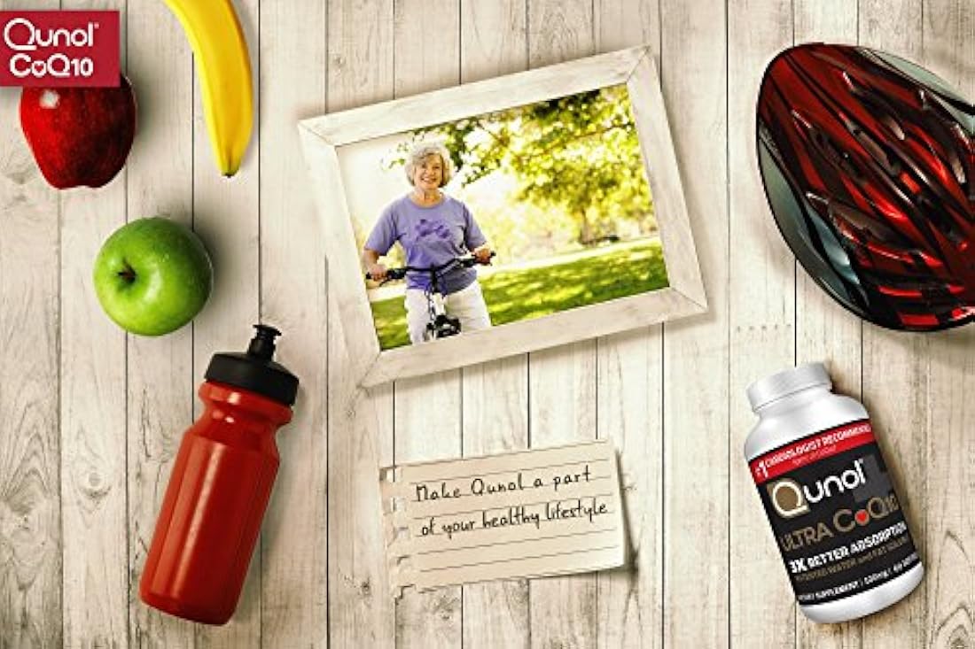 Suplemento Qunol con coenzimas y antioxidantes