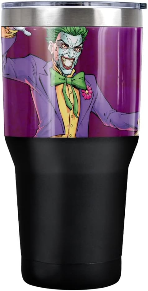 Taza de Viaje LOGOVISION Batman Joker 30 oz Acero Inoxidable