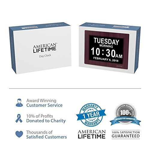 Reloj de día - Reloj digital de escritorio