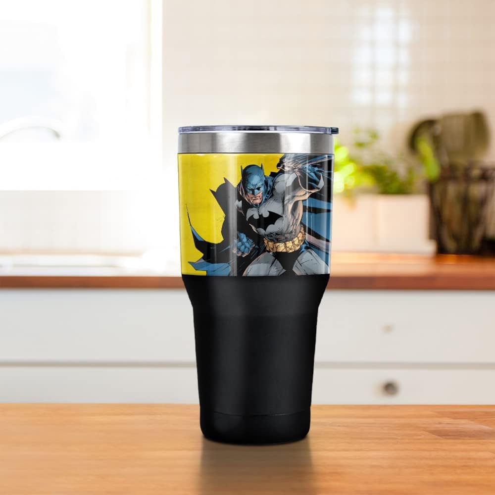 Vaso Térmico LOGOVISION Batman 30 oz Acero Inoxidable con Tapa