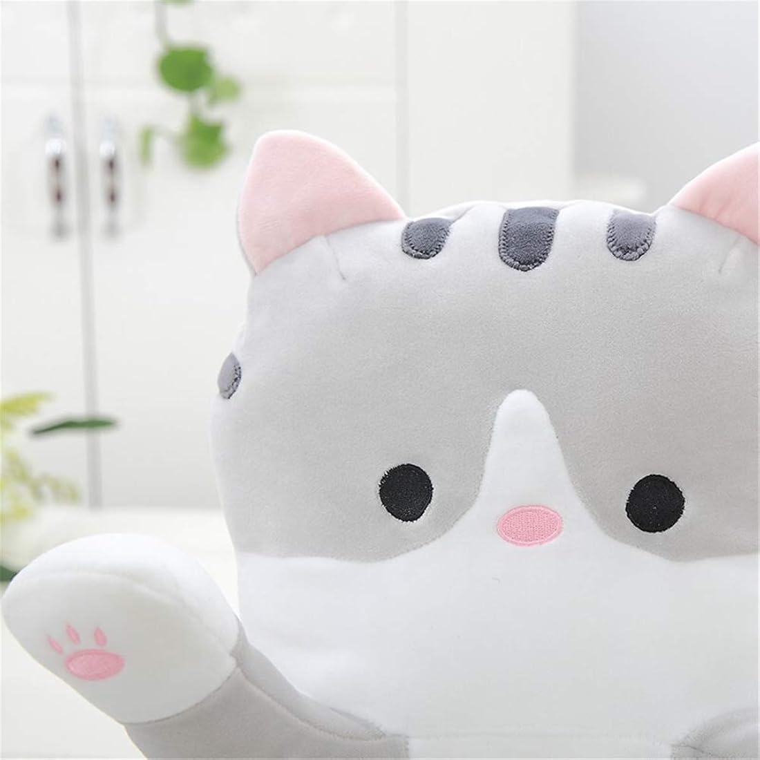 Peluche con diseño de gato de caricaturas de 19.6 pulgadas