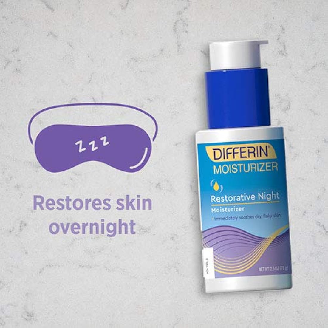 Hidratante nocturno restaurador de 2.5 fl oz
