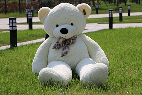 Oso gigante de peluche 78 de 6.5 pies color Blanco