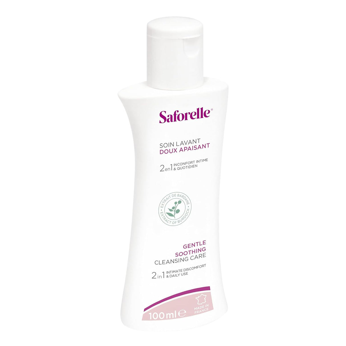 Cuidado Limpiador Suave Saforelle 100ml, Ideal para Piel Sensible